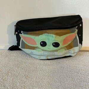 Star Wars The Mandalorian Baby Yoda Bag Fanny Pack Hip Pack Green Black